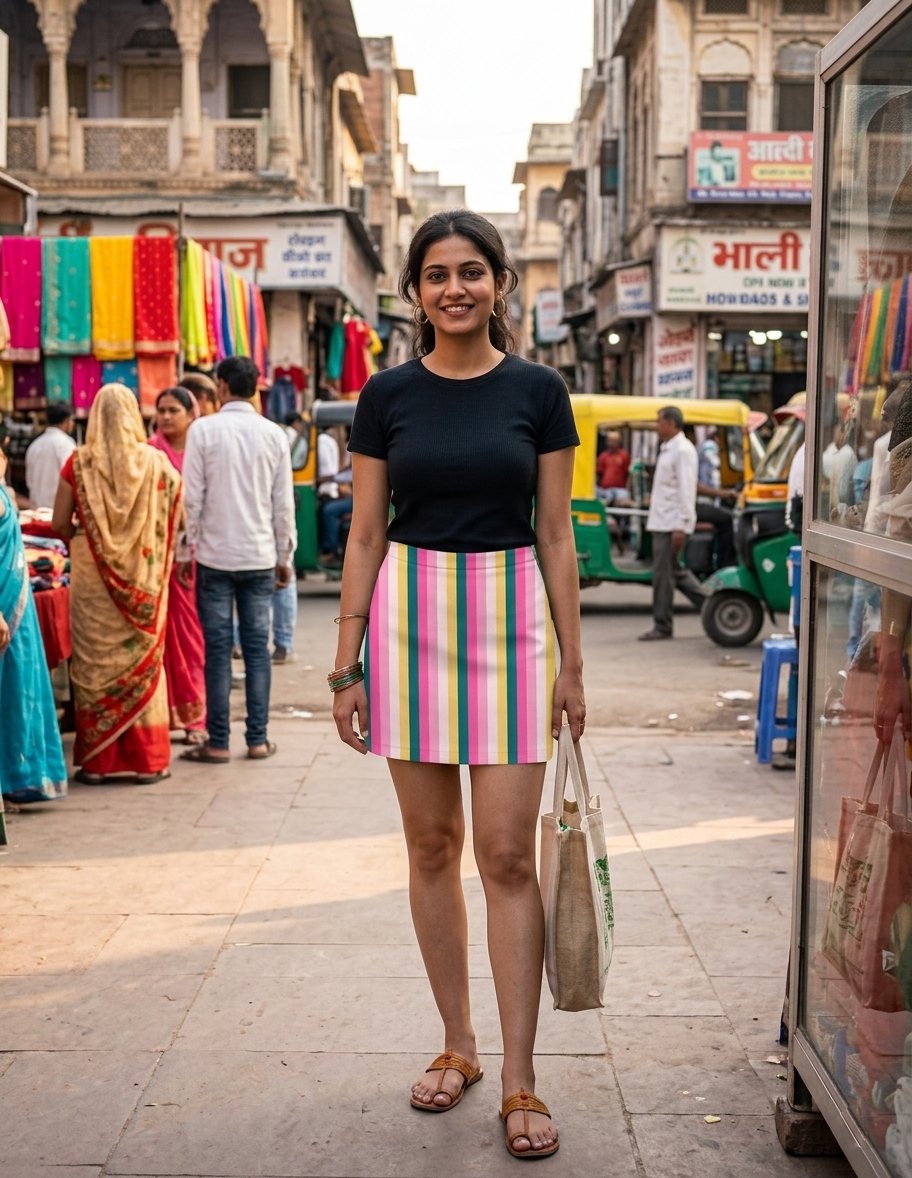 Warm Honey LGHP Mini Skirt - Image 1