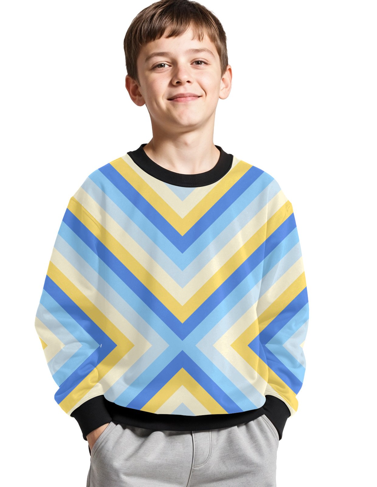 Morning Haze BigX Kids Sweat Shirt - Image 1