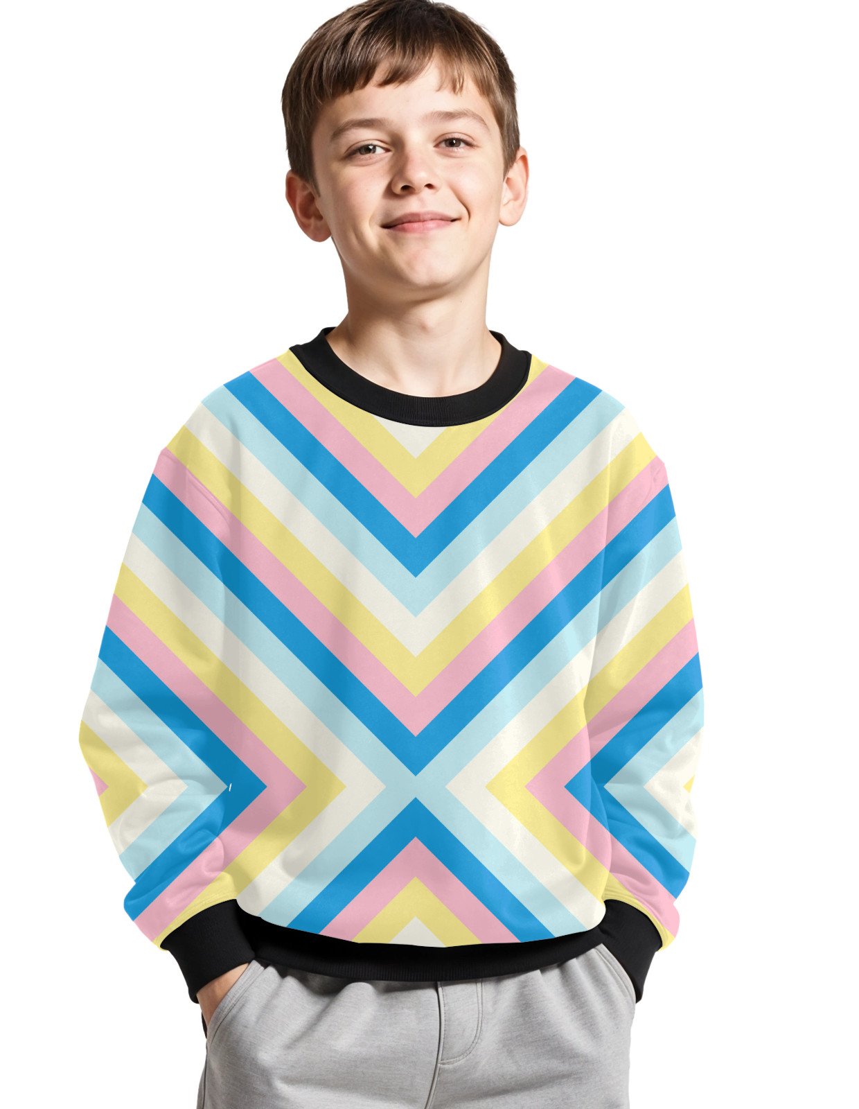 Pastel Pops BigX Kids Sweat Shirt - Image 1