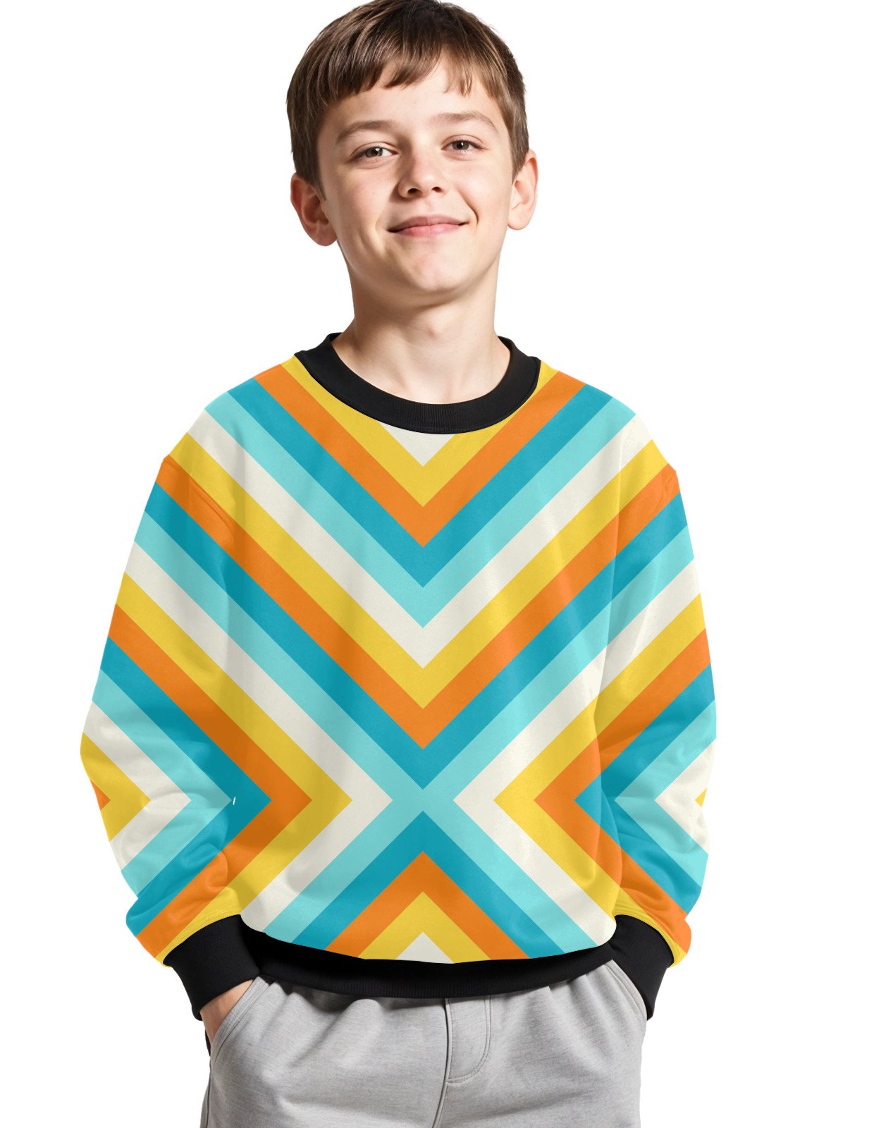 Sun Splash BigX Kids Sweat Shirt - Image 1