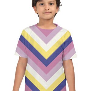 Berry Breeze Chevron Kids T-Shirt