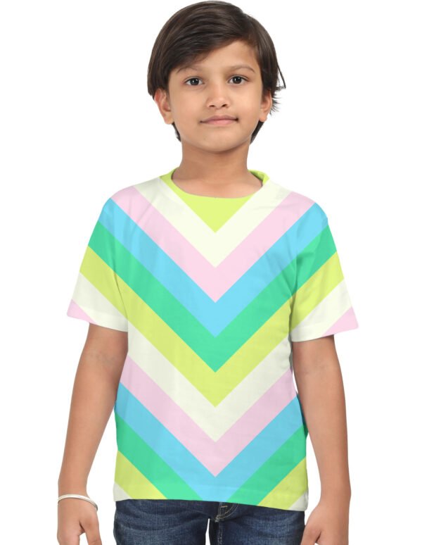 Bubble Beach Chevron Kids T-Shirt