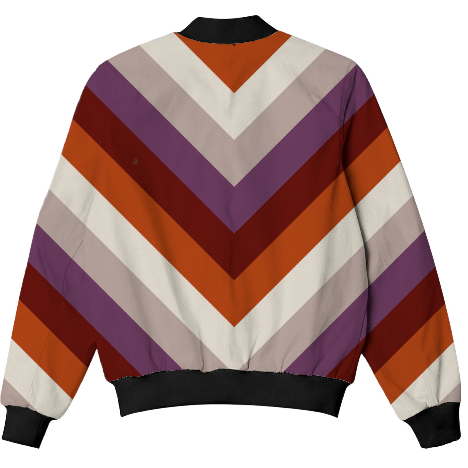 Burnt Orchard Chevron Kids Bomber Jacket - Image 2