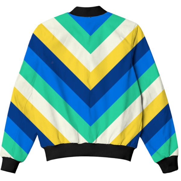 Cabana Breeze Chevron Kids Bomber Jacket - Image 2