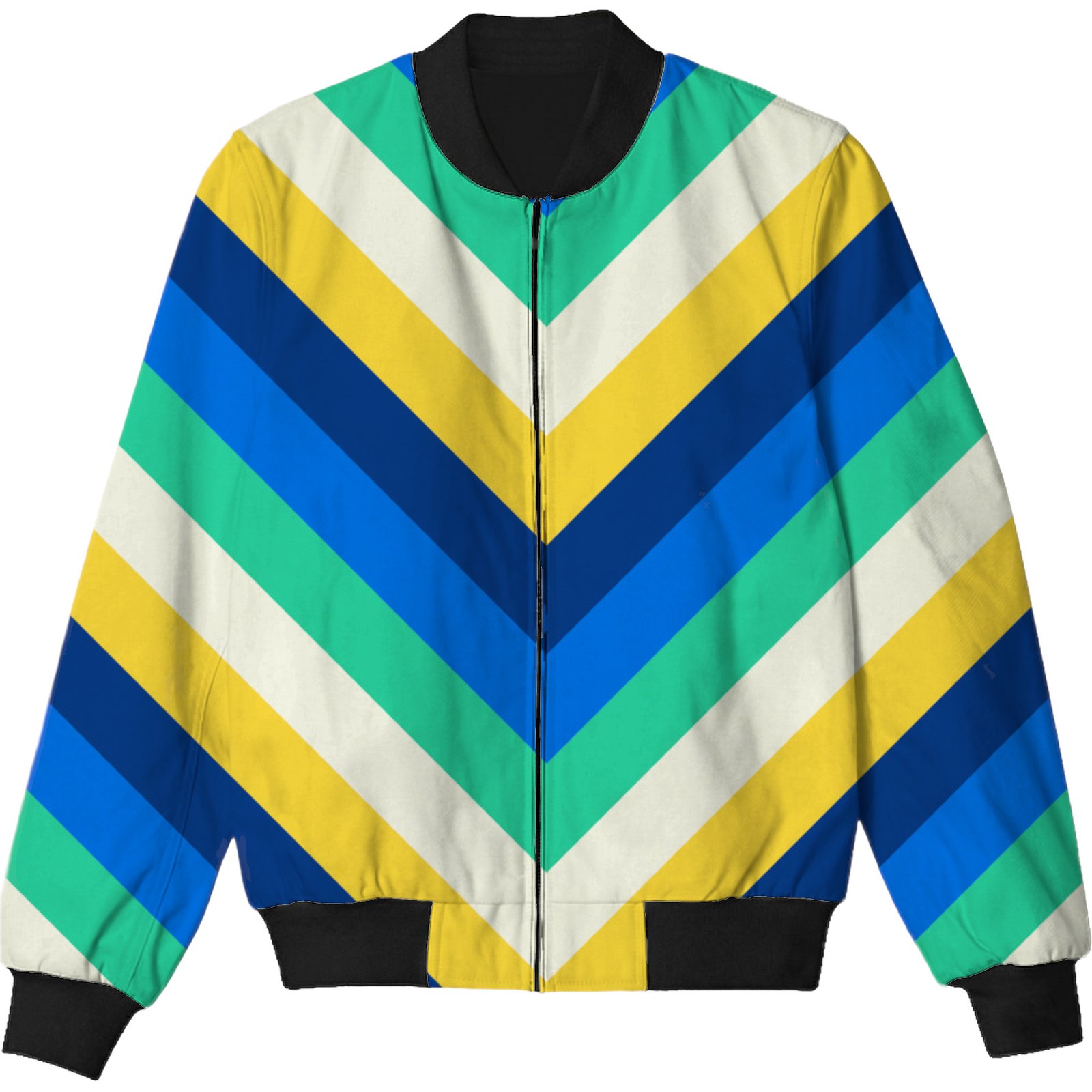 Cabana Breeze Chevron Kids Bomber Jacket - Image 3