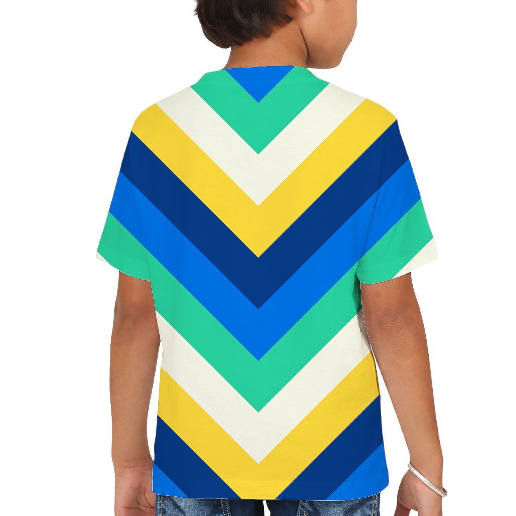 Cabana Breeze Chevron Kids T-Shirt - Image 2