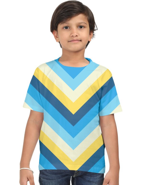 Daisy Splash Chevron Kids T-Shirt