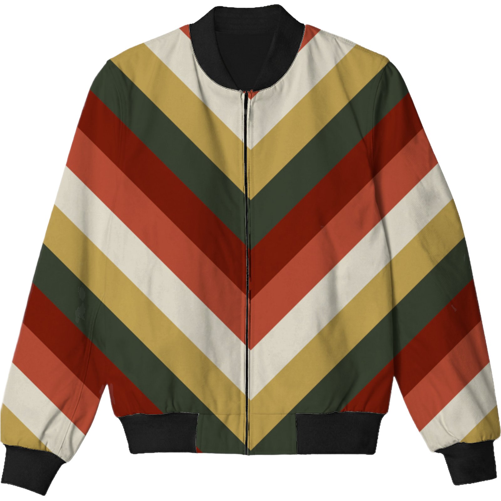 Evergreen Shadow Chevron Kids Bomber Jacket - Image 3