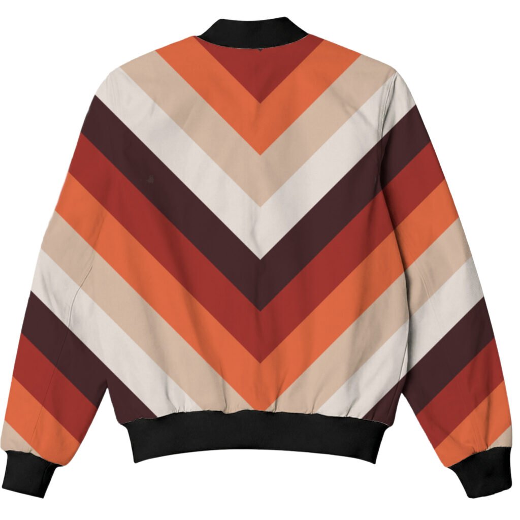 Flame Dance Chevron Kids Bomber Jacket