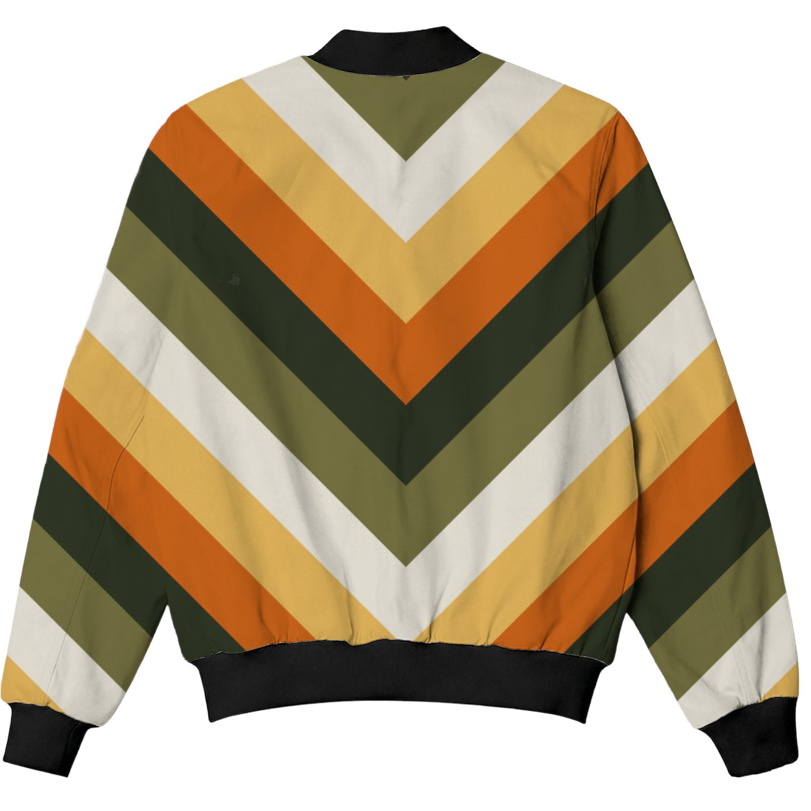 Forest Shadow Chevron Kids Bomber Jacket - Image 2