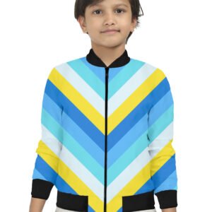 Island Pulse Chevron Kids Bomber Jacket