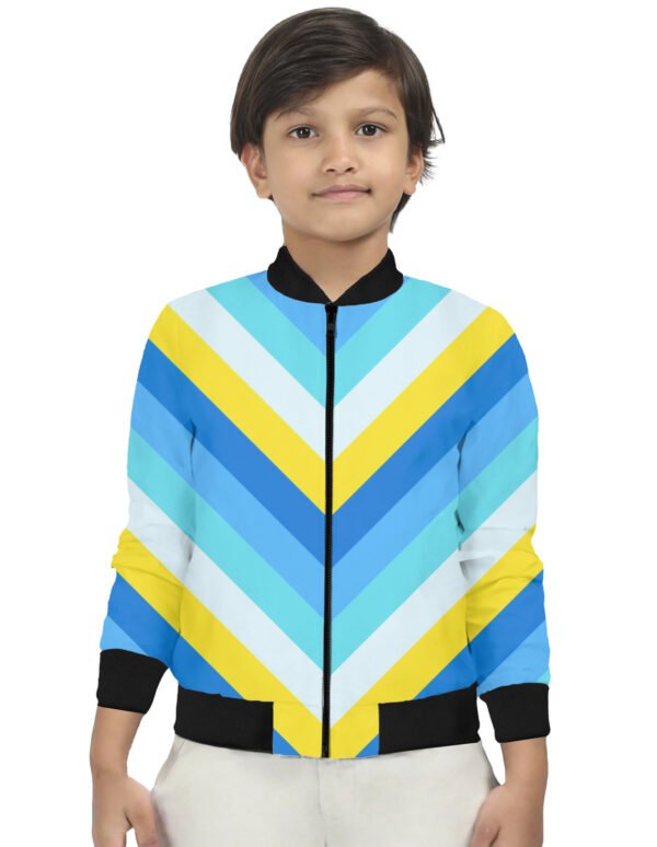 Island Pulse Chevron Kids Bomber Jacket