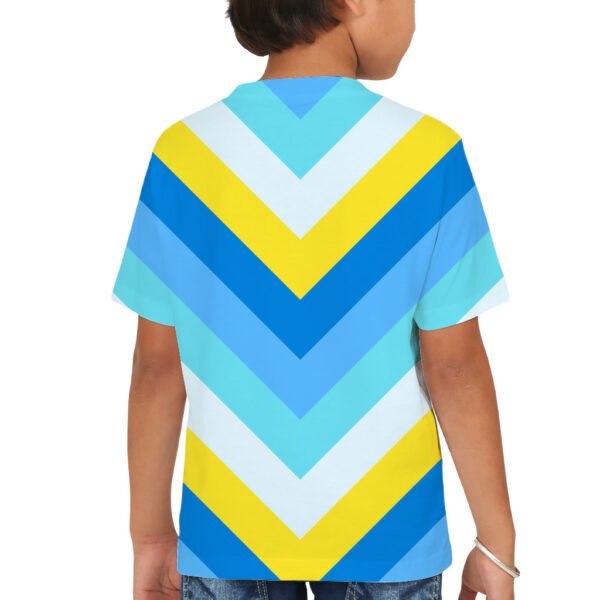 Island Pulse Chevron Kids T-Shirt - Image 2