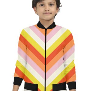 Juice Parade Chevron Kids Bomber Jacket