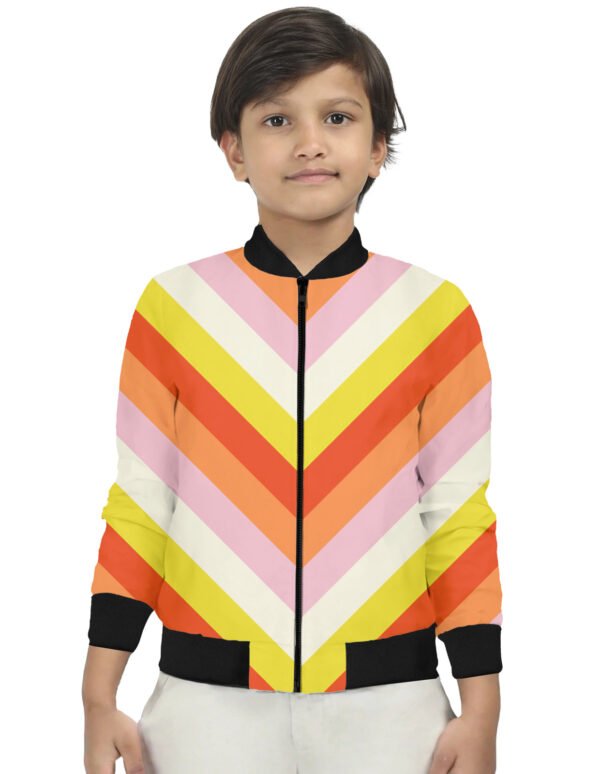 Juice Parade Chevron Kids Bomber Jacket