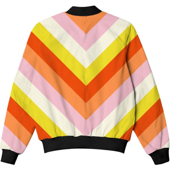 Juice Parade Chevron Kids Bomber Jacket - Image 2
