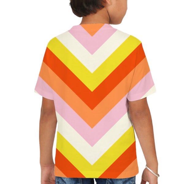 Juice Parade Chevron Kids T-Shirt - Image 2