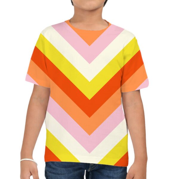 Juice Parade Chevron Kids T-Shirt - Image 3