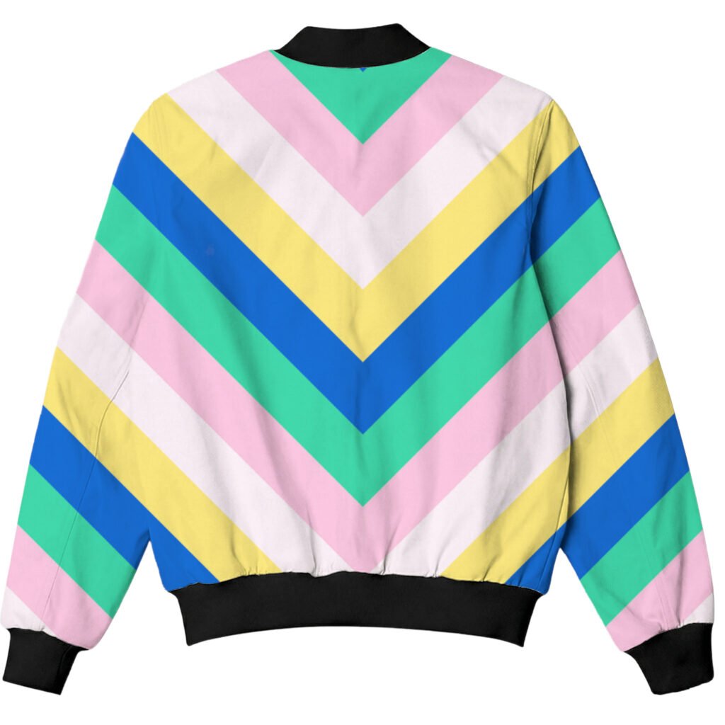 Laguna Lush Chevron Kids Bomber Jacket