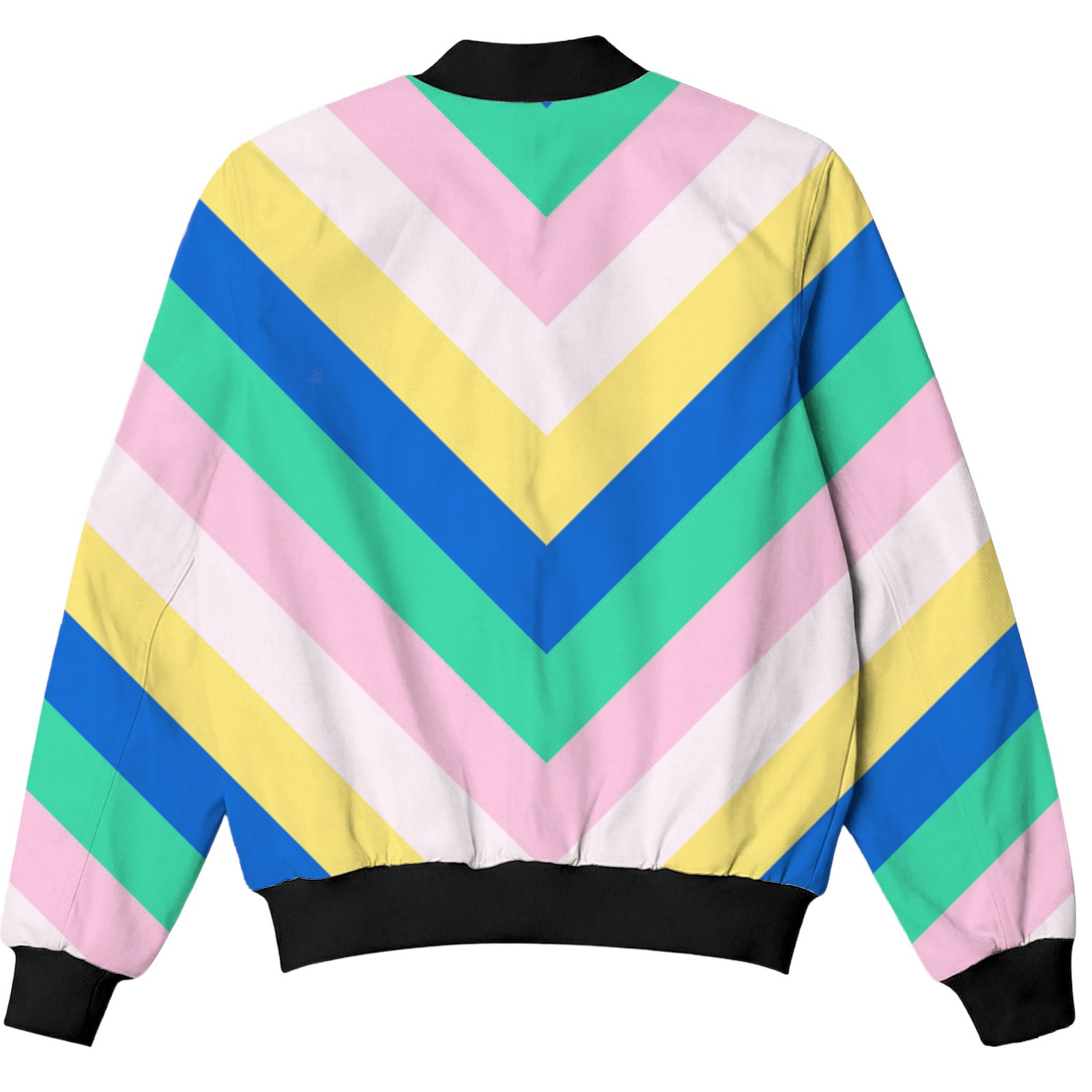 Laguna Lush Chevron Kids Bomber Jacket - Image 2