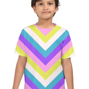 Lolli Pop Waves Chevron Kids T-Shirt