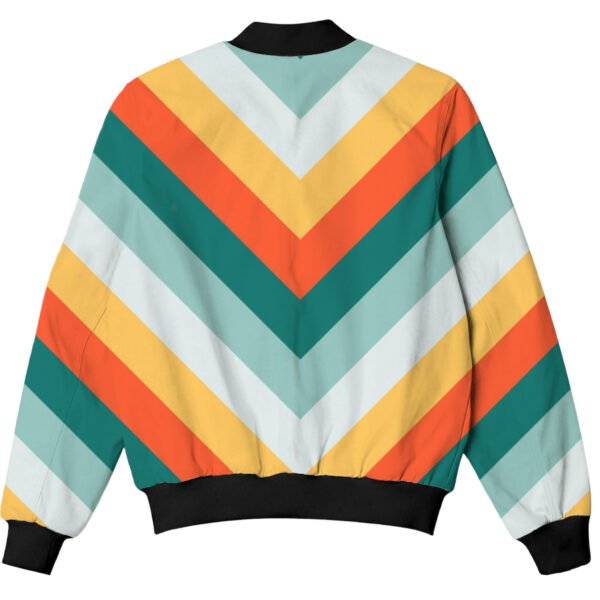 Mango Tide Chevron Kids Bomber Jacket - Image 2