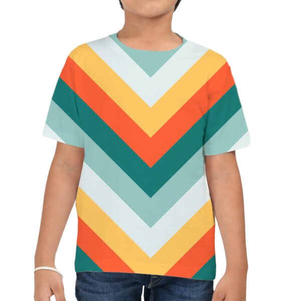 Mango Tide Chevron Kids T-Shirt - Image 3