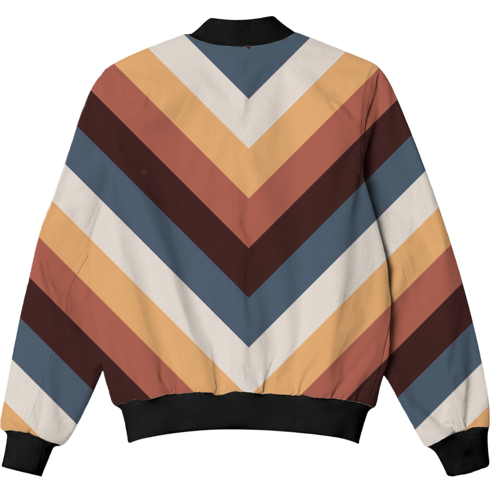 Midnight Voyage Chevron Kids Bomber Jacket - Image 2