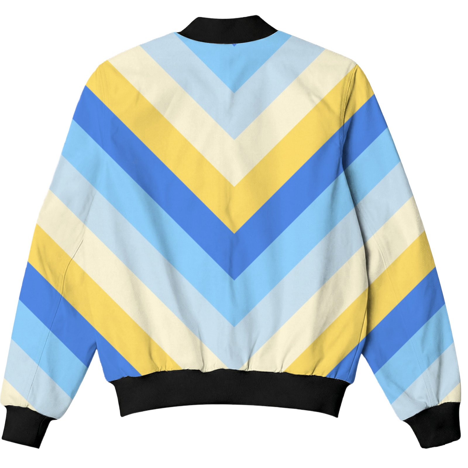 Morning Haze Chevron Kids Bomber Jacket - Image 2