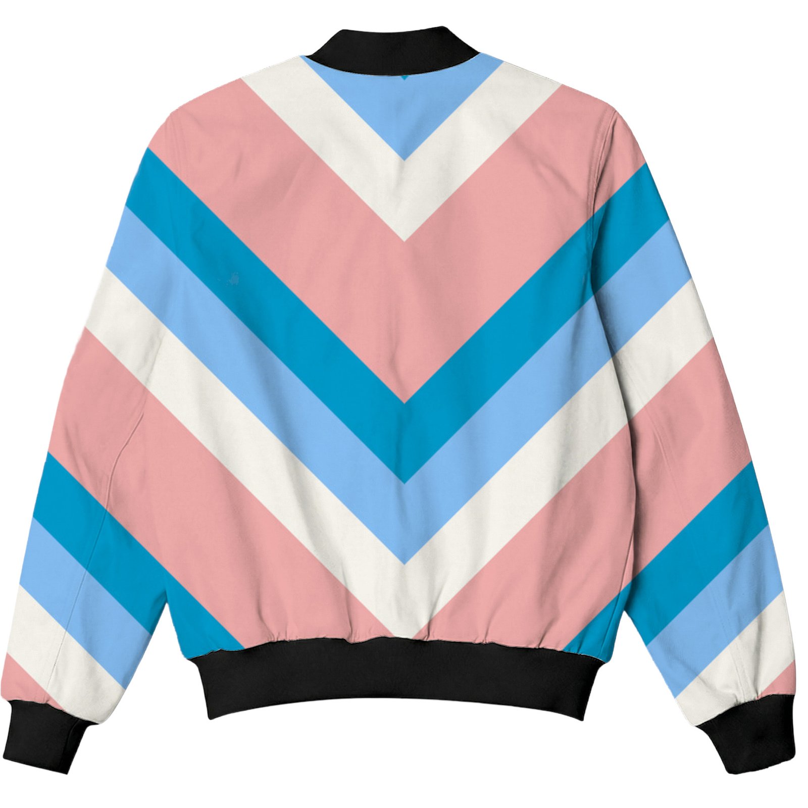 Ocean Kiss Chevron Kids Bomber Jacket - Image 2