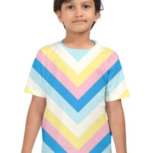 Pastel Pops Chevron Kids T-Shirt