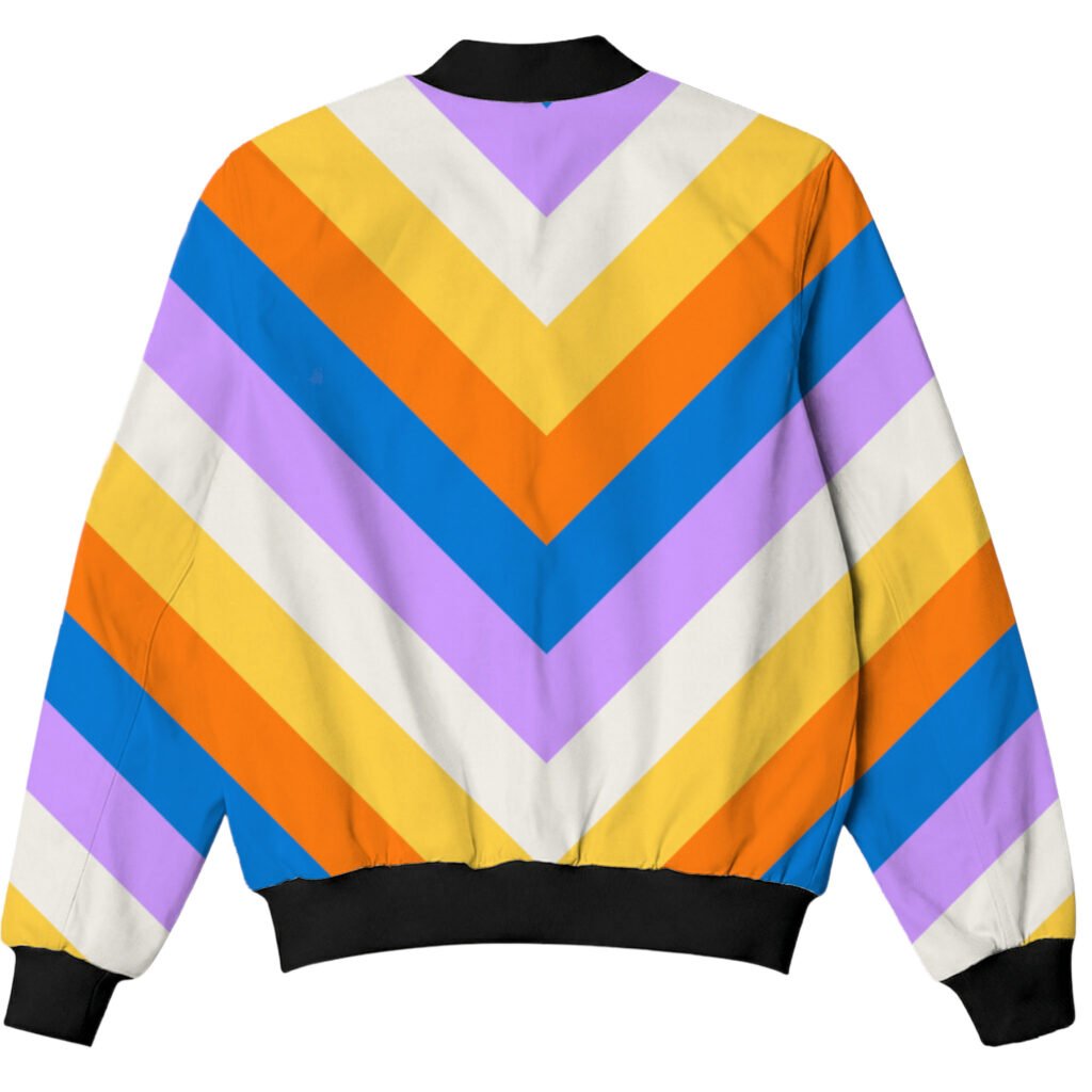Poolside Candy Chevron Kids Bomber Jacket