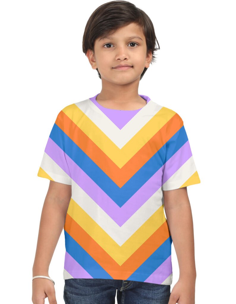 Poolside Candy Chevron Kids T-Shirt