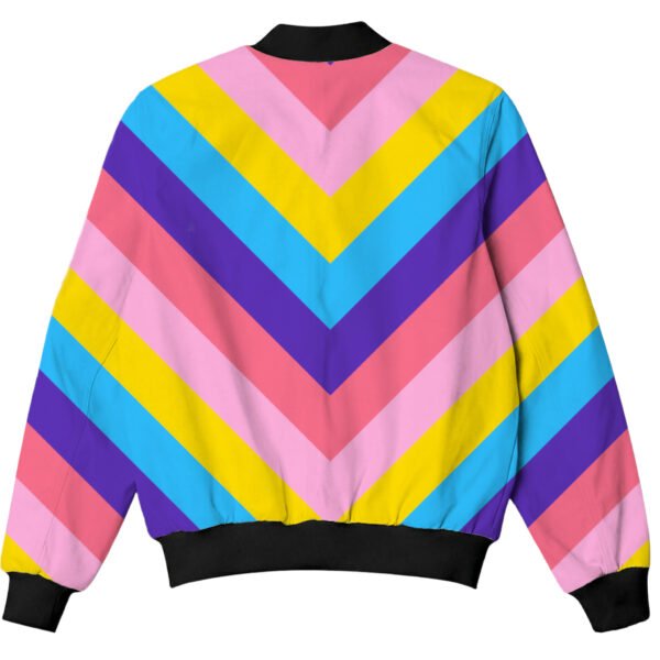 Pop Fiesta Chevron Kids Bomber Jacket - Image 2