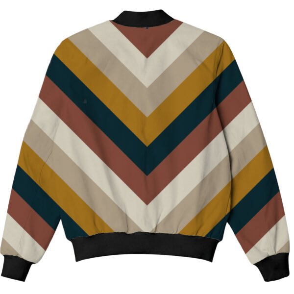 Shadowed Pine Chevron Kids Bomber Jacket - Image 2