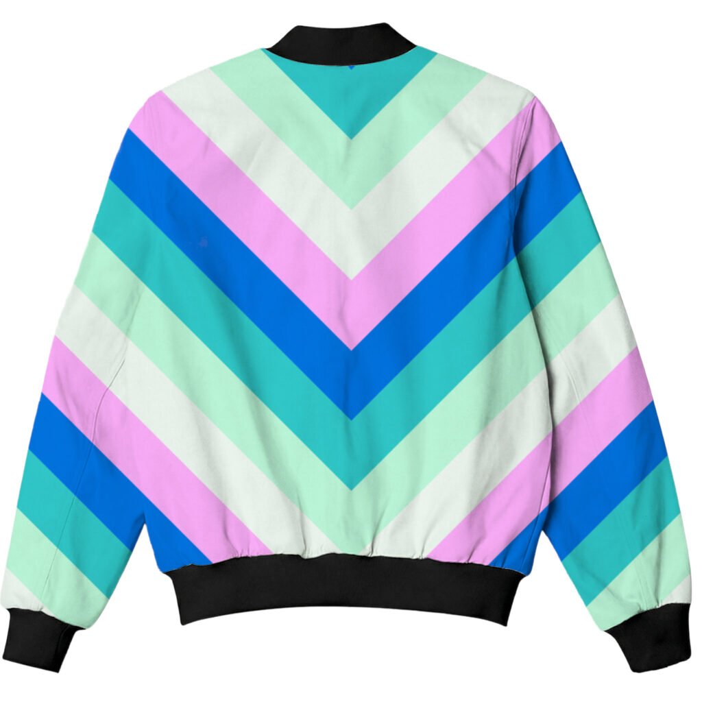 Summer Rush Chevron Kids Bomber Jacket