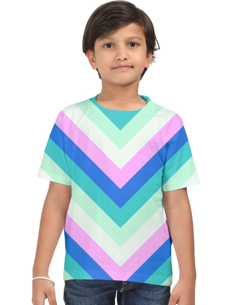 Summer Rush Chevron Kids T-Shirt