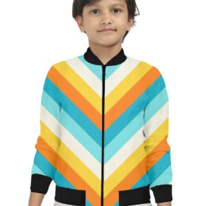 Sun Splash Chevron Kids Bomber Jacket