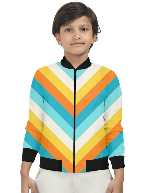 Sun Splash Chevron Kids Bomber Jacket