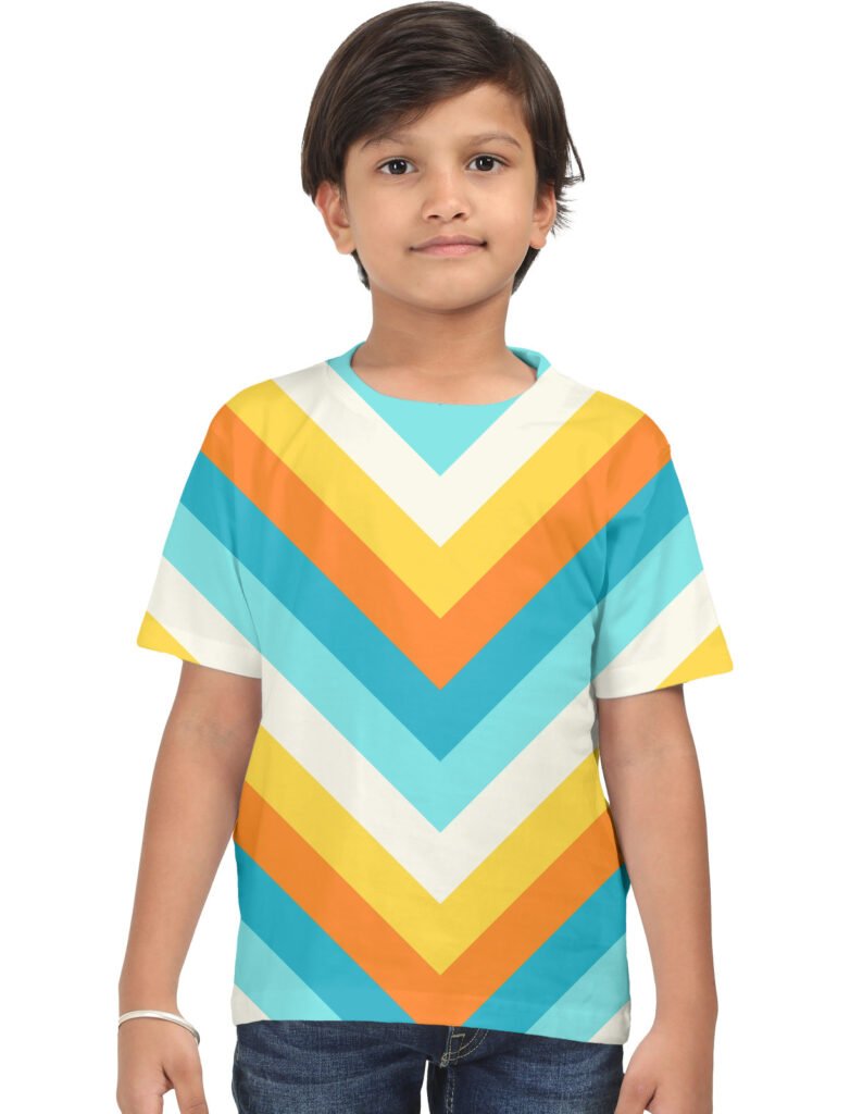 Sun Splash Chevron Kids T-Shirt