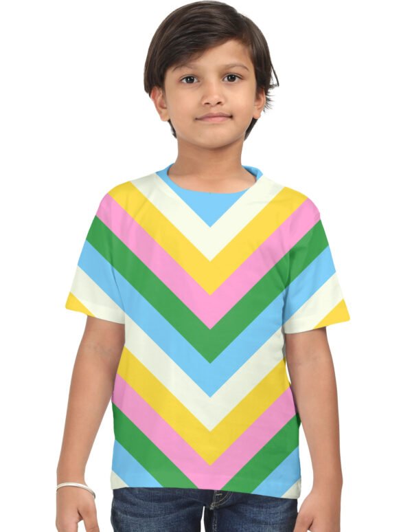 Tropical Picnic Chevron Kids T-Shirt