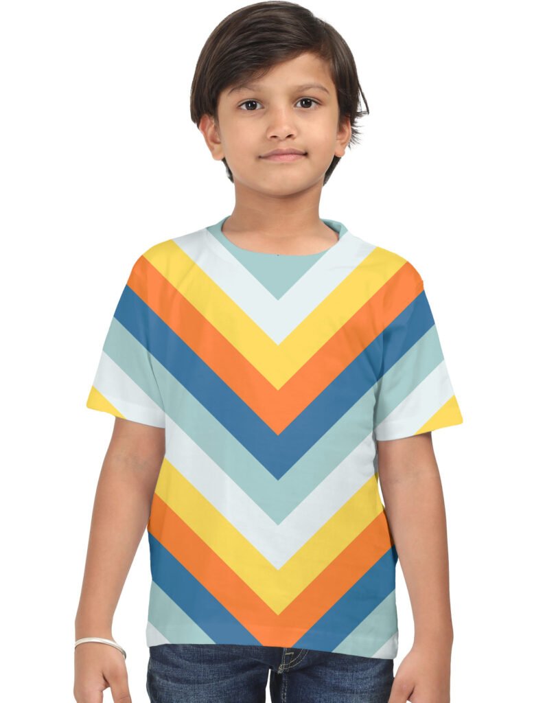Tropicolor Chevron Kids T-Shirt