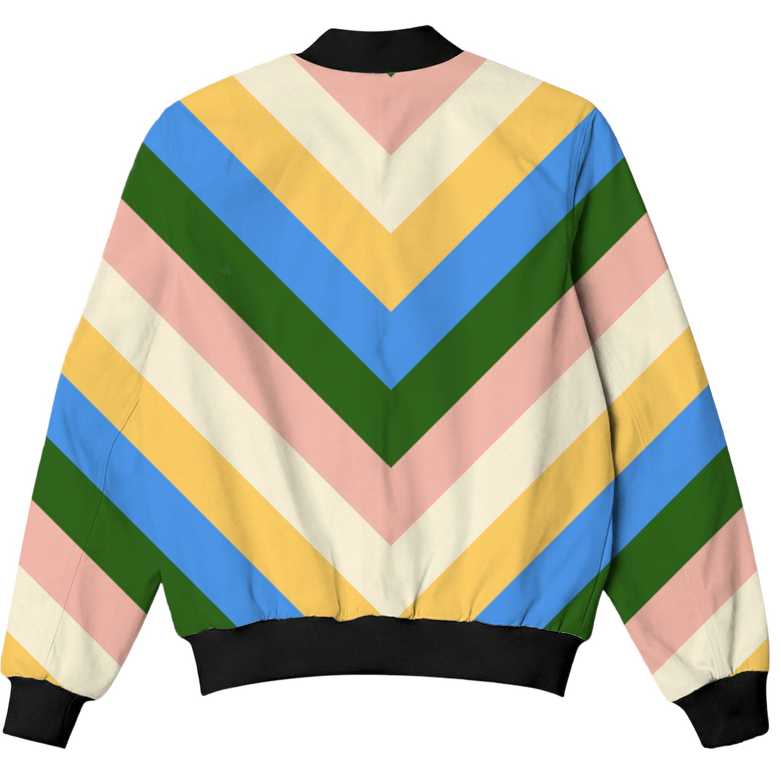 Tuscany Daze Chevron Kids Bomber Jacket - Image 2