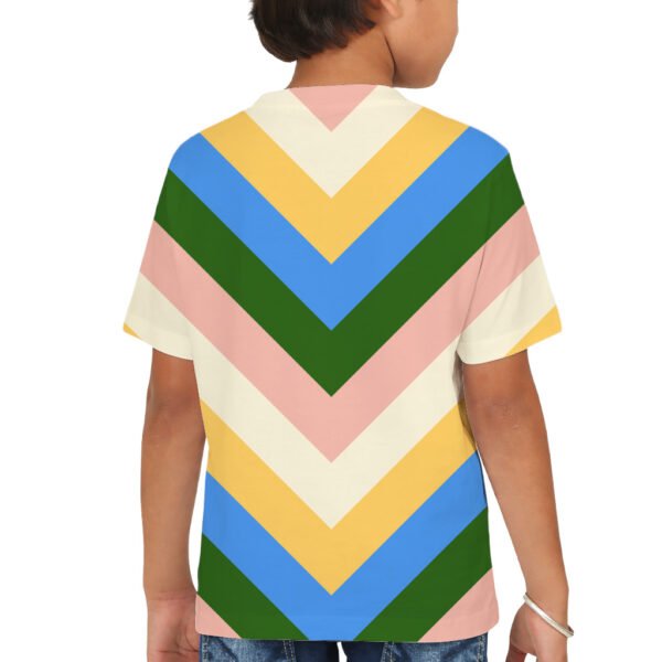 Tuscany Daze Chevron Kids T-Shirt - Image 2
