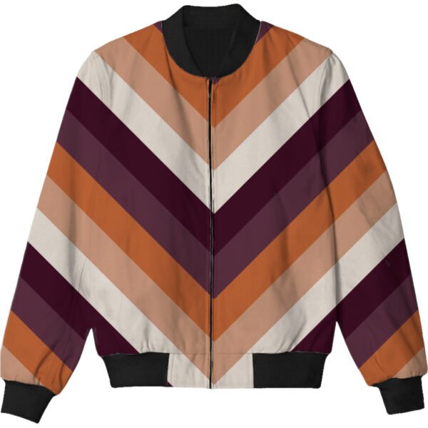 Wine Cellar Chevron Kids Bomber Jacket - Image 3