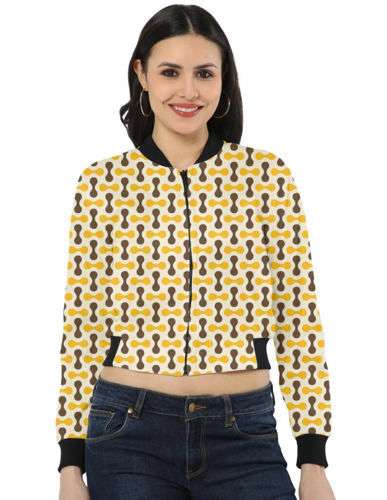 DesertDawn-1 DB Women Bomber Jacket