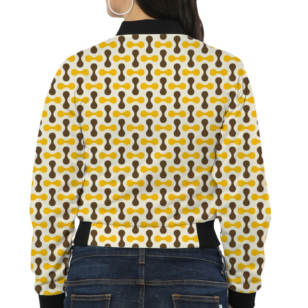 DesertDawn-1 DB Women Bomber Jacket - Image 2