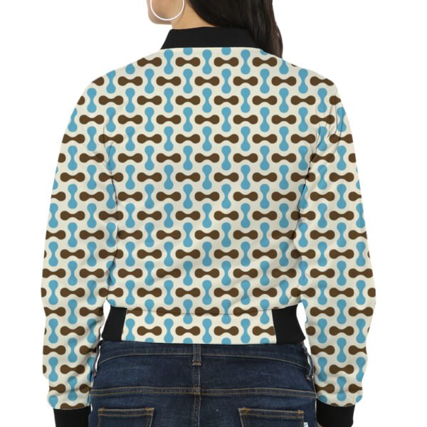 DesertDawn-3 DB Women Bomber Jacket - Image 2