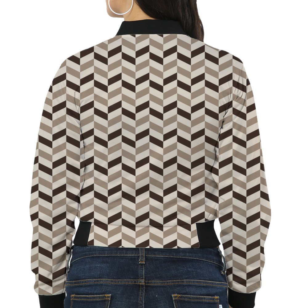 AmberFlame2 HB3 Women Bomber Jacket - Image 2