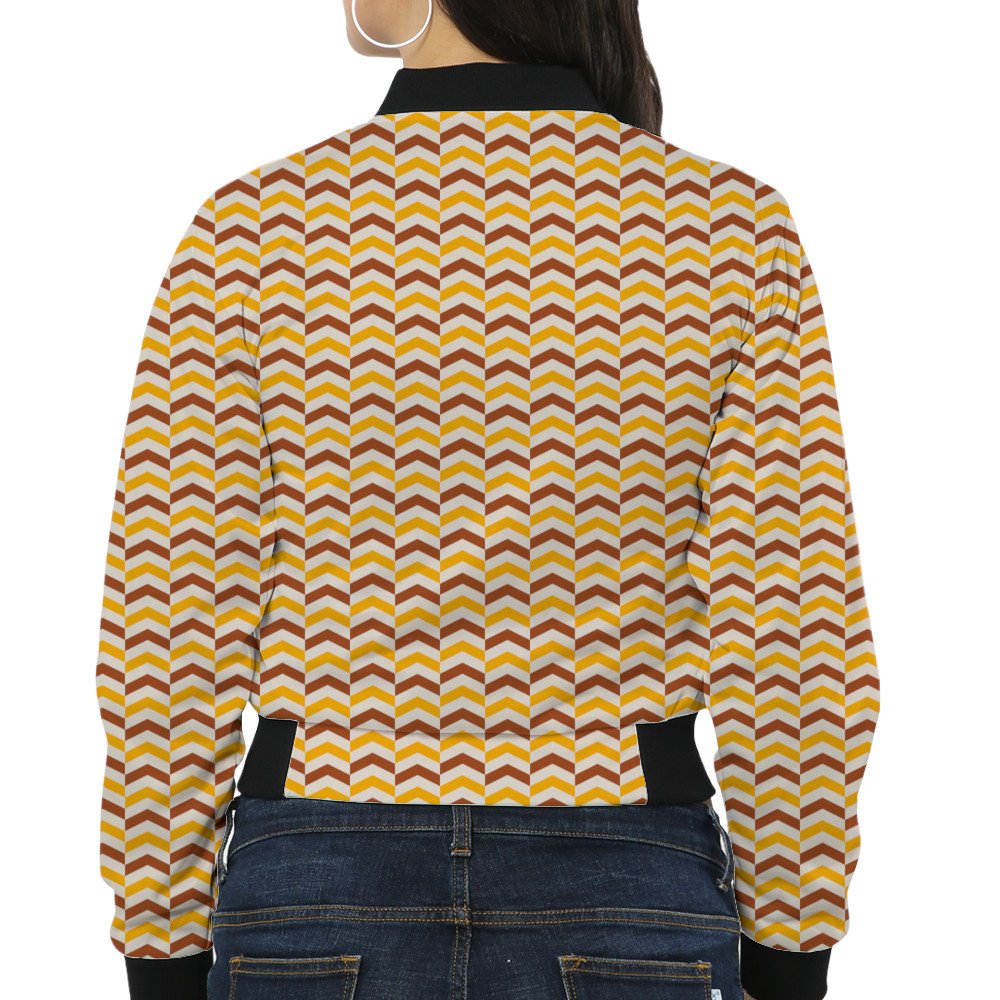 AmberFlame-3 HB5 Women Bomber Jacket - Image 2